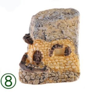 Mini Resin Cottages Miniature Village Houses Landscaping